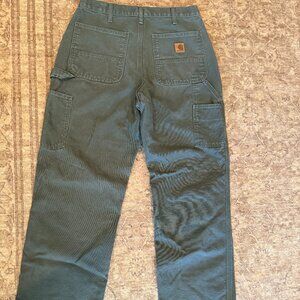 Carthartt Mens Olive Green Pants